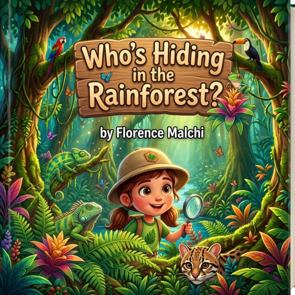 Who's Hiding in the Rainforest?: An Interactive Seek and Find Animal Adventure with Fun Facts for Kids: 5 (Search and Find Adventures)