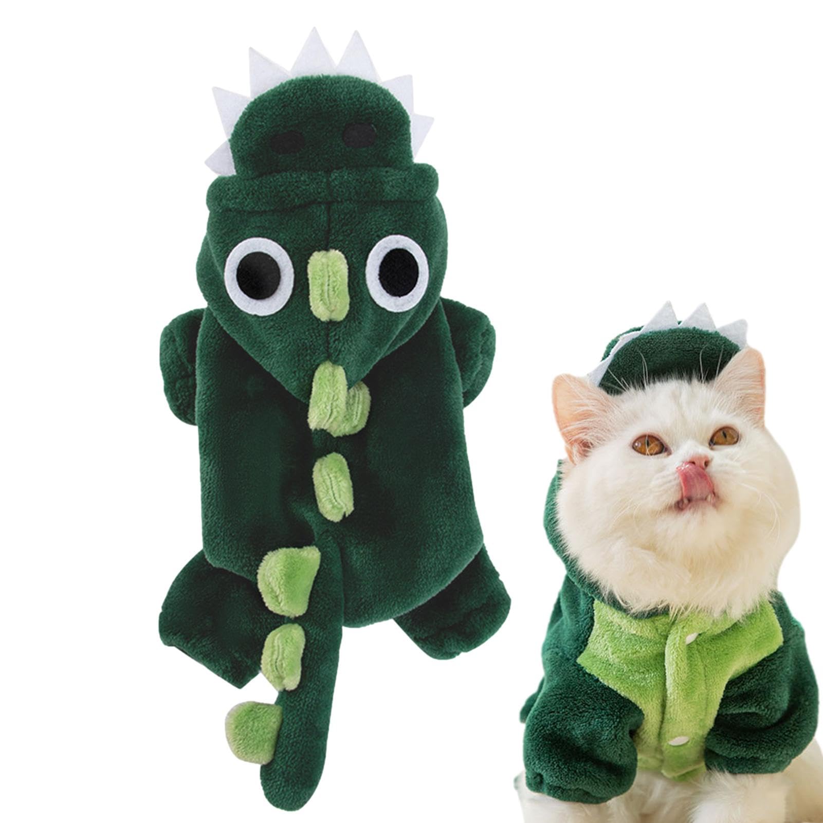 Amazon | 猫恐竜コスチューム | 伸縮性のあるペット恐竜