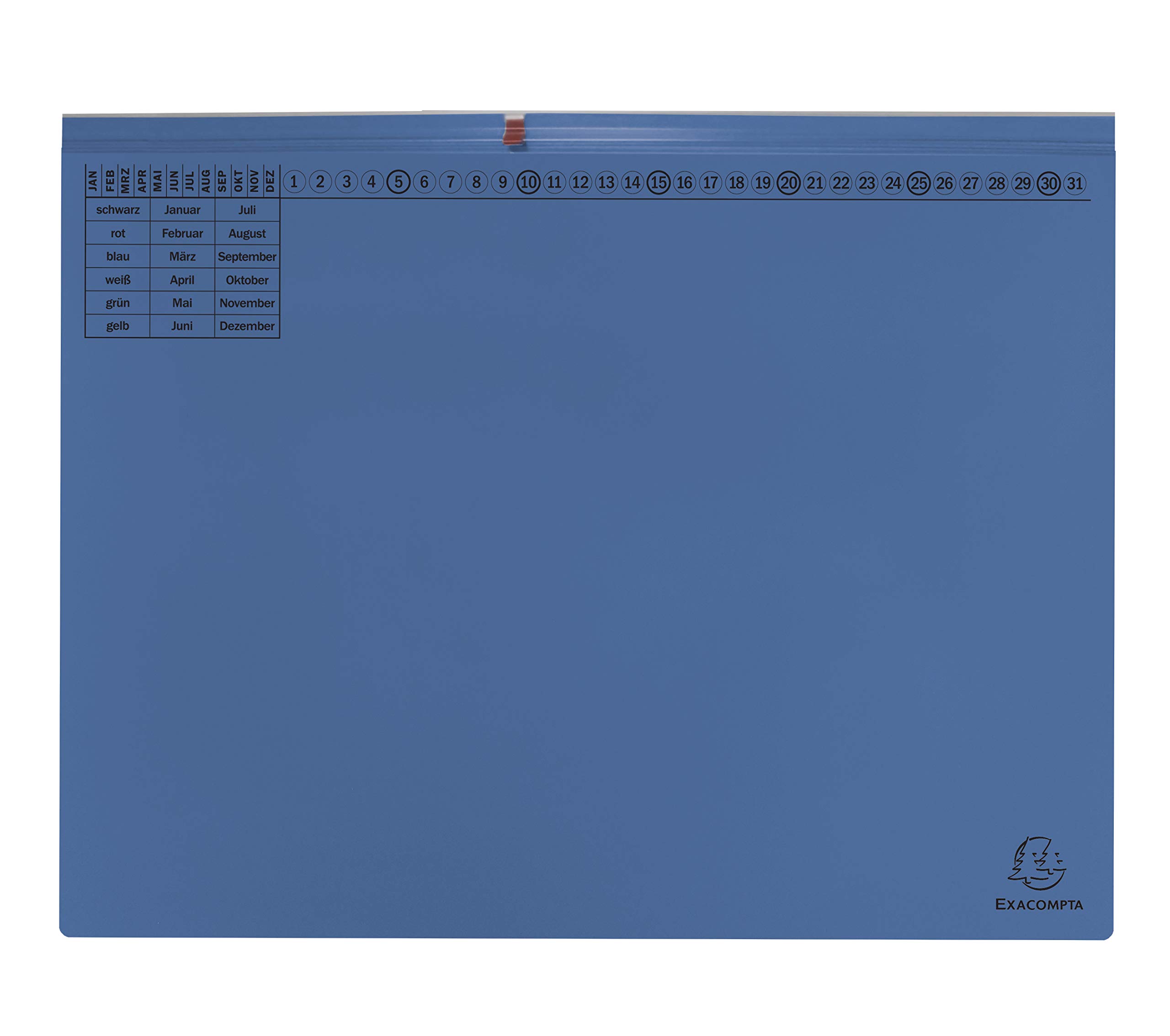 Exacompta 370307B - Confezione da 25 cartelle sospese Exaflex Premium, Porta Documenti, Schedario Portadocumenti