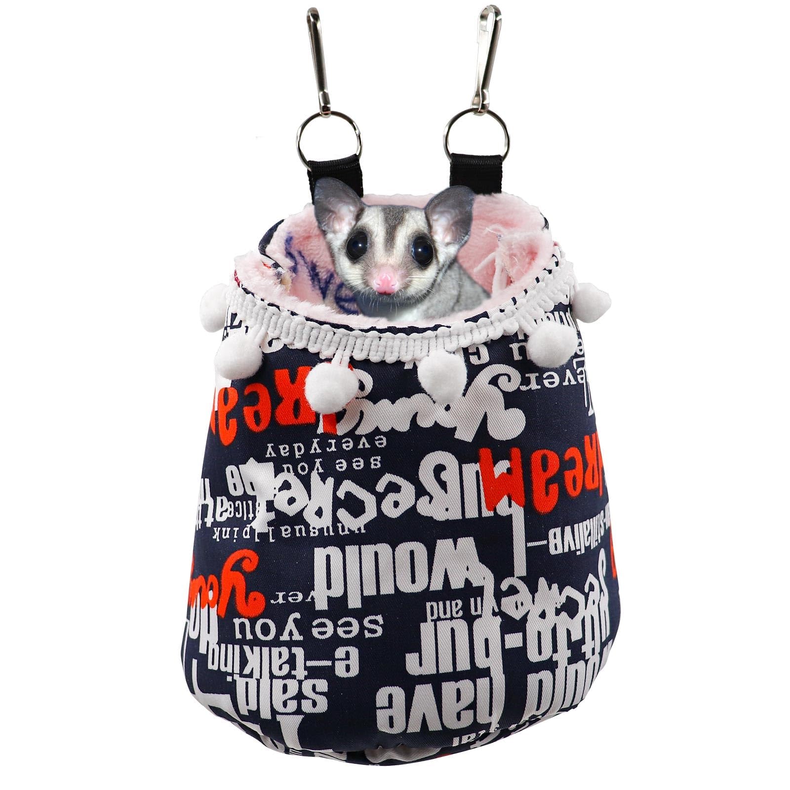 JCD Pet Hanging Sleeping Pouch for Sugar Glider, Sugar Glider Hammock, Hanging Sugar Glider Warm Nest Bed, Small Animals Cage Sleep Bag, Cage Accessories for Sugar Glider Rats (B0CG1GSVB4) Amazon Price History, Amazon Price Tracker