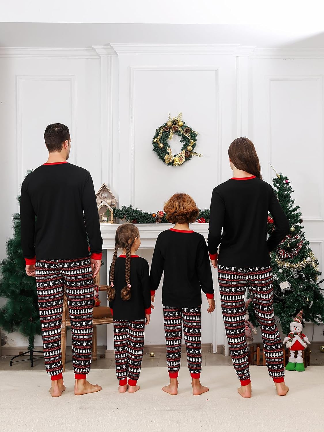 Matching Christmas Pajamas Sets for Family, Cute Womens Mens Christmas Pjs Set - Image 3