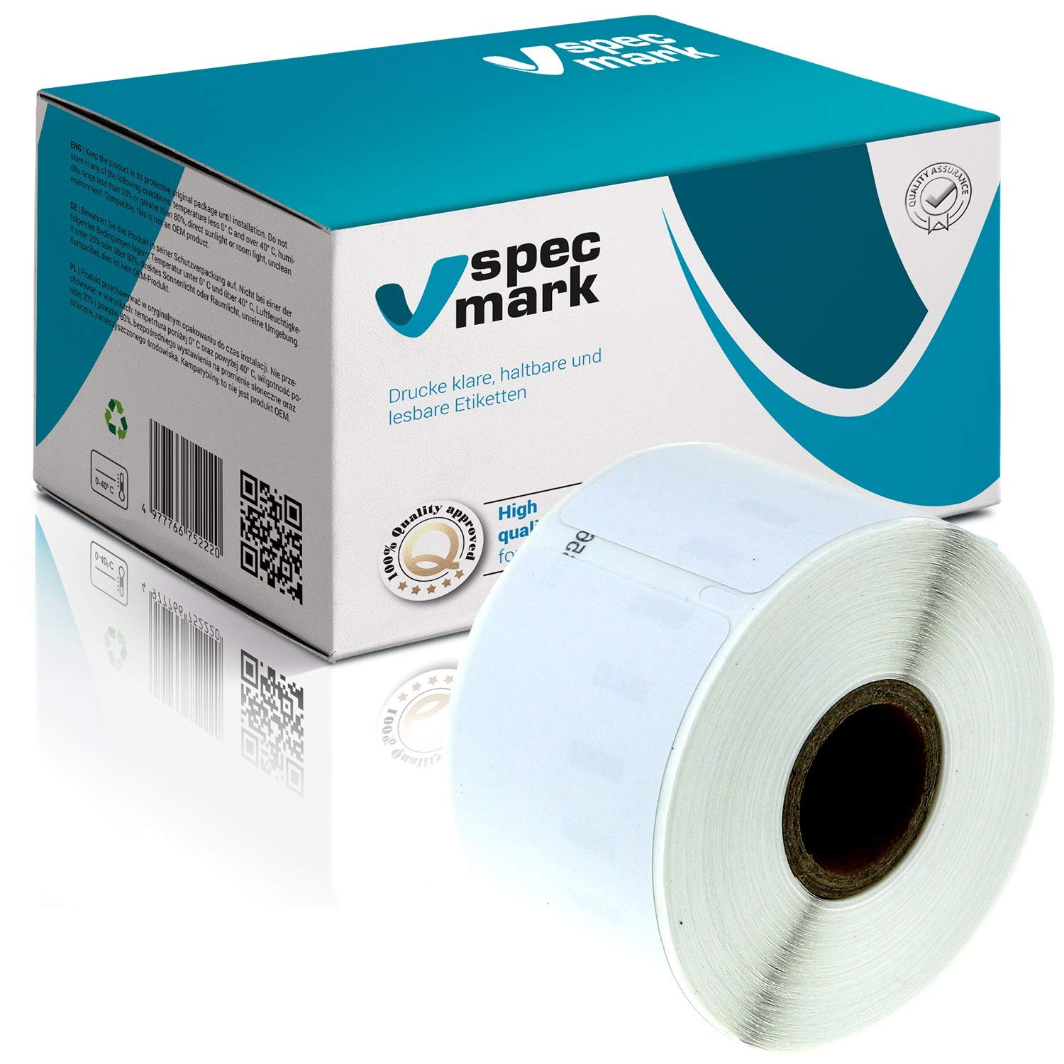 specmark Etiketten kompatibel mit DYMO 11356 41mm x 89mm S0722560 300 Stück - Bild 6 von 40
