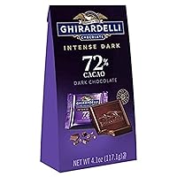 Vista 14 de GHIRARDELLI Cuadrados de frambuesa de chocolate oscuro, bolsa de 5.32 onzas