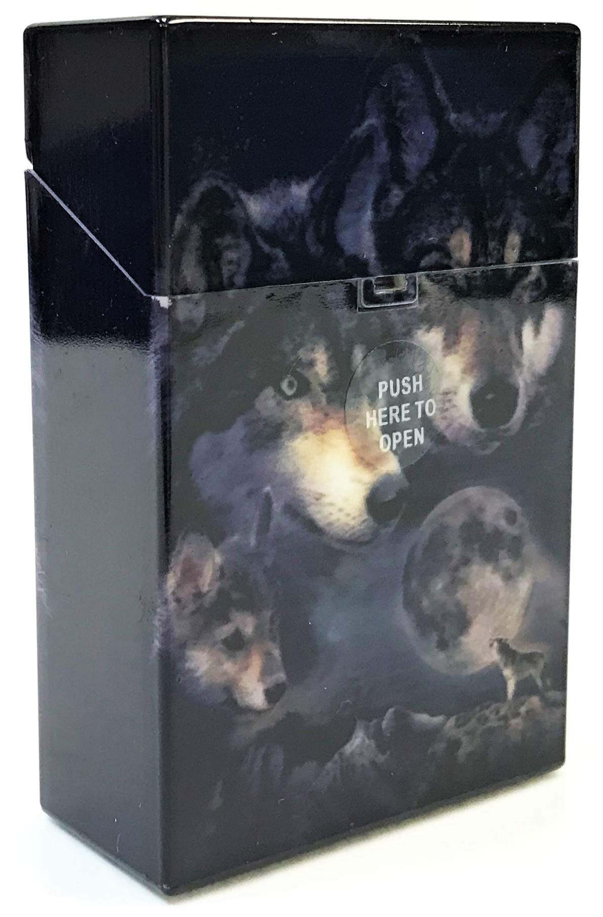 wolf cigarette case Amazon.com: Eclipse Wolf Series Family Design Hard Plastic Crushproof Cigarette  Case, 2ct, Kings, 3116D17-2 : Health & Household