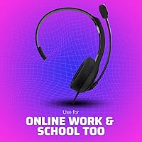 Vista 6 de PDP LVL30 Wired Headset with Single-Sided One Ear Headphone for PlayStation, PS4, PS5 - Mac, Tablet Compatible - Noise-Cancelling Mic - Lightweight