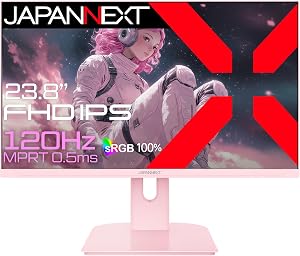 JAPANNEXT JN-IPS238G120F-PK ピンクモデル