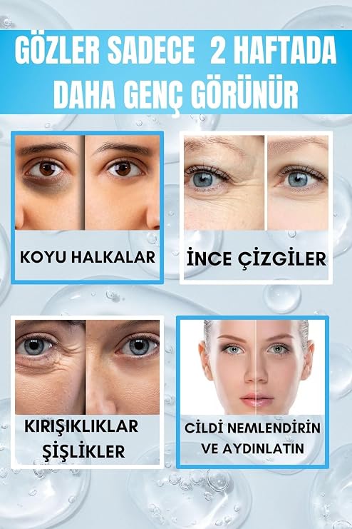 Last Touch Göz Altı Morluk, Torbalanma, Kırışıklık, Koyu Halka ve Aydınlatıcı Göz Çevresi Serumu 30 ML
