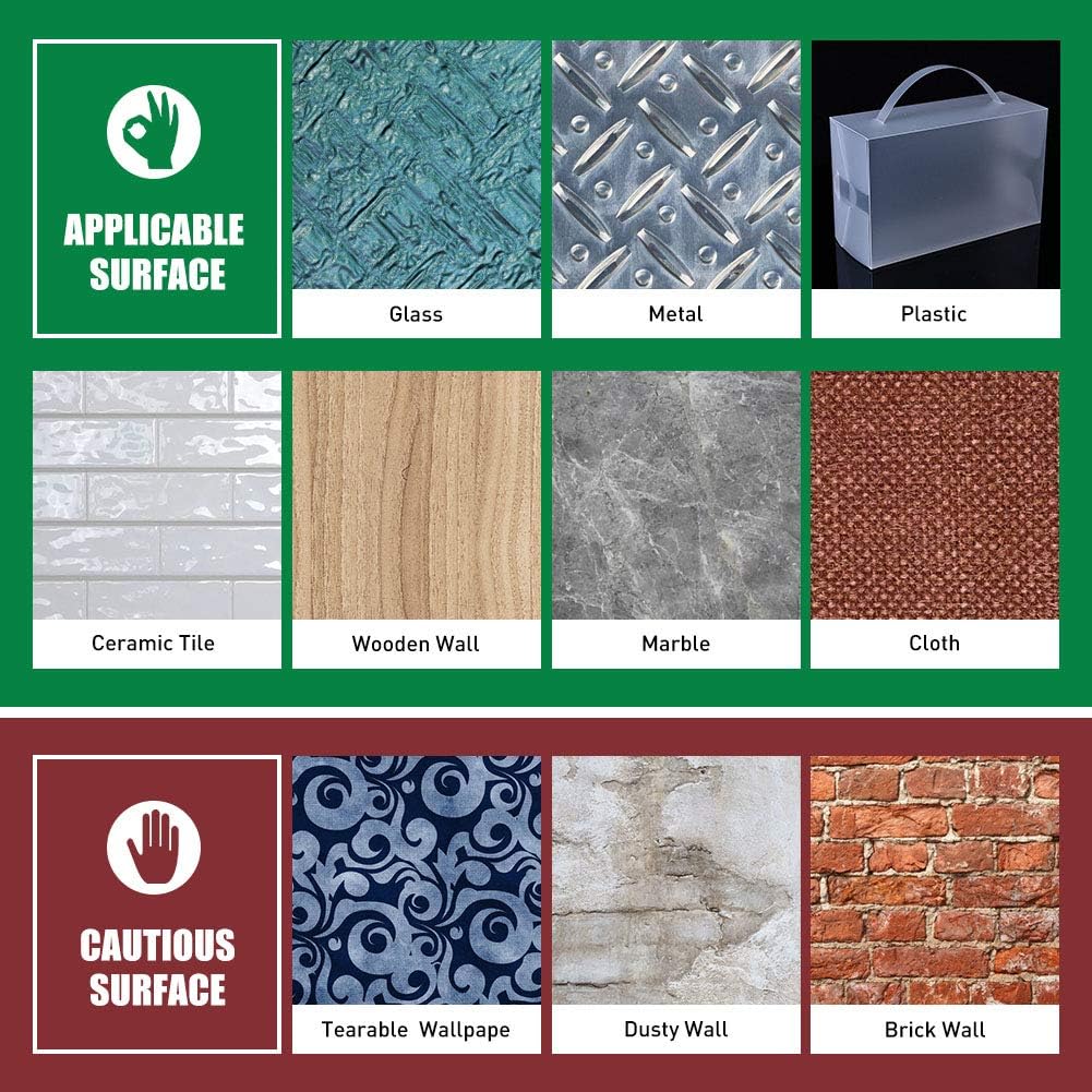 Double Sided Tape Heavy Duty-1/2"10' Acrylic Strong Adhesive Removable Double Sided Mounting Tape Clear for Carpet Fix/Home Office Wall/DIY Crafts/Poster/LED Lights/Car Glass Decor : Office Products