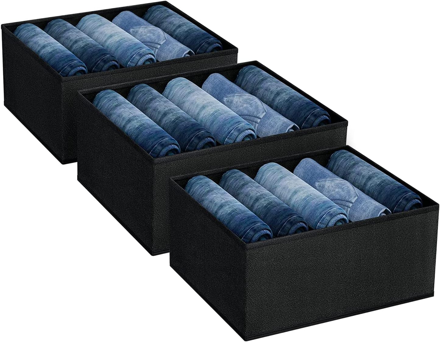 Faltbarer Kleiderschrank 172x134x43cm - Tragbarer Kleiderschrank Aus Vliesstoff Schwarz