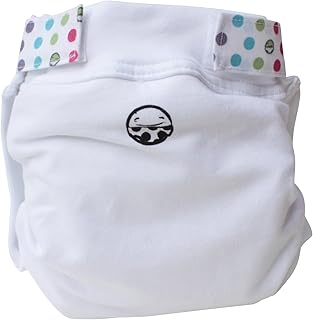 P'tits Dessous 3214600 Pea - Pañal híbrido sin inserción, color blanco blanco Talla:Talla 1