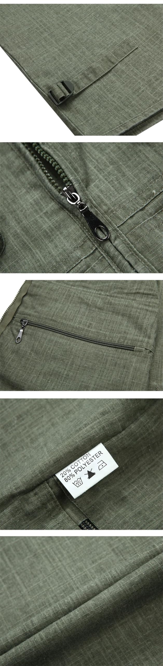 Chaleco clásico con múltiples bolsillos para hombre, chaqueta de fotógrafo sin mangas con muchos bolsillos