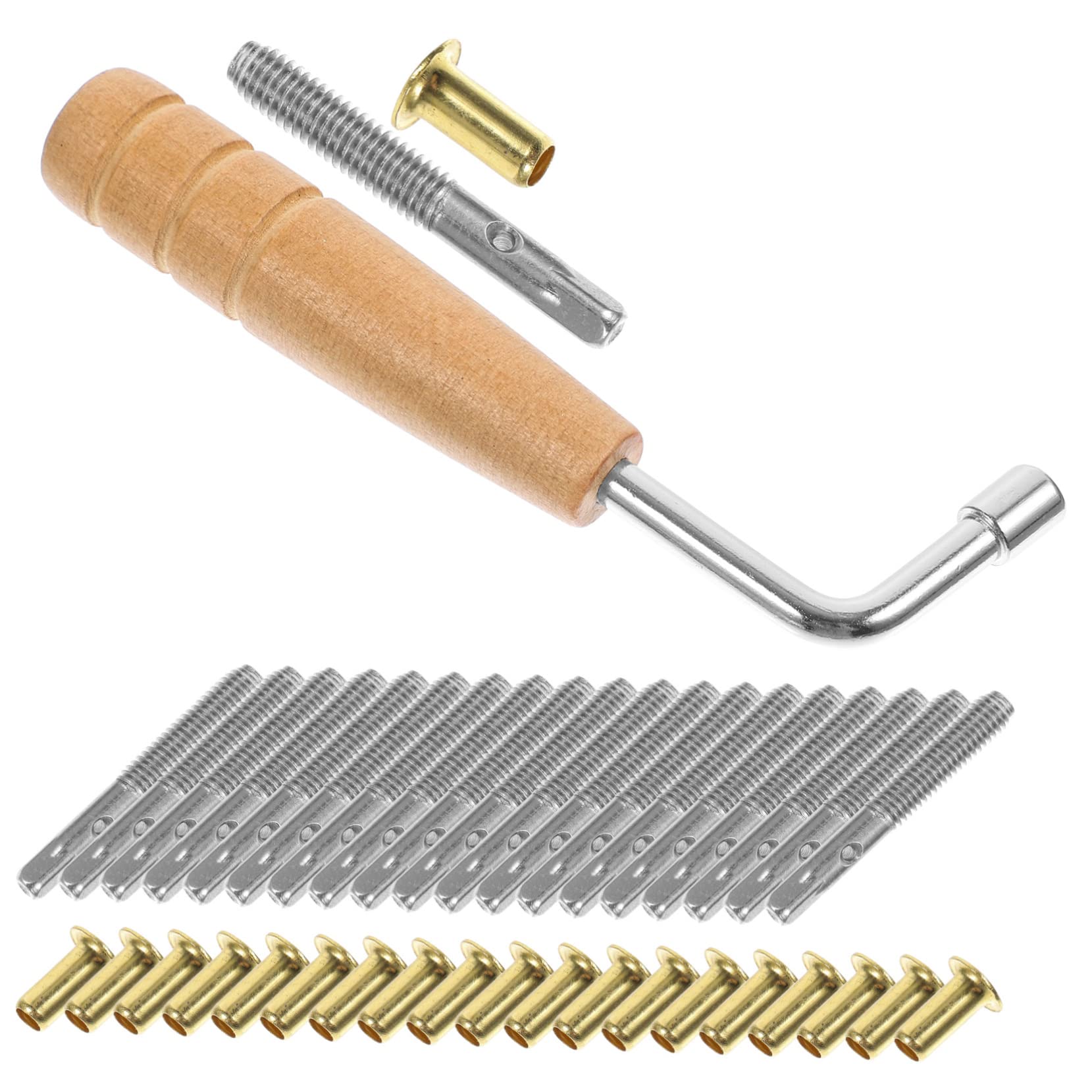 Abaodam 2sätze Professionellen -nägeln Mit Stimmschlüssel Hochwertige Stimmmechanik Für -harfen Langlebig Und Präzise Für Musiker Und Instrumentenliebhaber