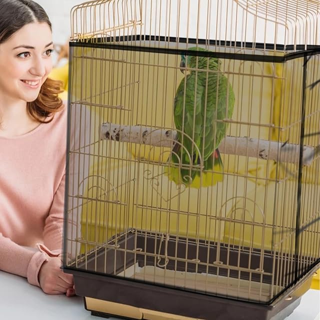 Foto 5 de 7 de Yepper Capturador de Semillas para Jaula de Pájaros, Gran Cubierta para Jaula de Pájaros