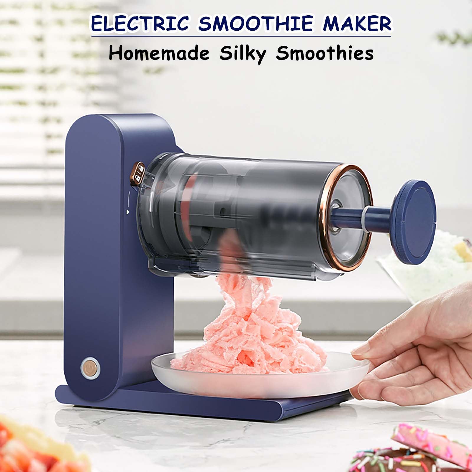 Macchina per il ghiaccio tritato per granite, granita e dessert surgelati, ideale per uso domestico e commerciale