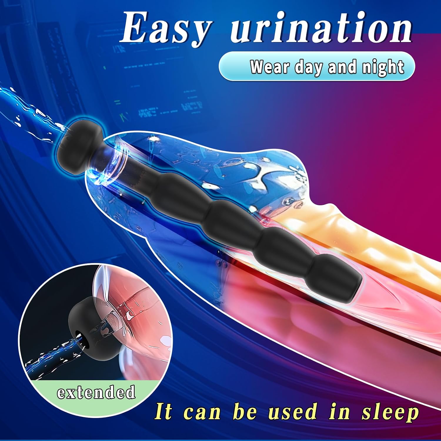 5 PCS Catheters & Sounds Sex Toys Urethral Sounds Beads Urethral Plug Urinary Dilator Urethra Masturbation Rod Sex Toy for Men Trainer Kit for Men
