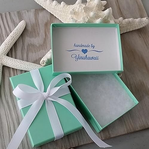 Miniatura 8 de Handmade in Hawaii, Wire braided Teal blue sea glass necklace, (Hawaii Gift Wrapped (Non-Personalized)