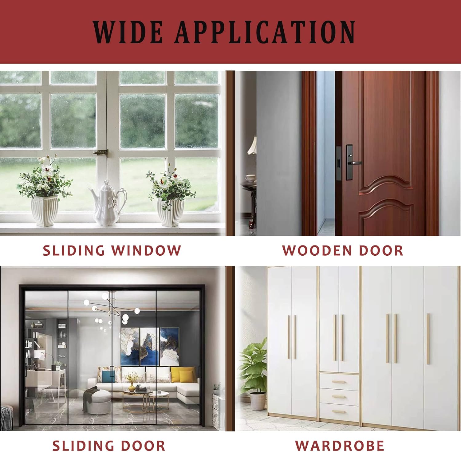 100 Feet Weather Stripping Door Seal Strip, Solike V-Shaped "Q" Foam Slot Installation Seals Large Gap Kerf Weather Stripping for Door Frame, Easy Cut to Size(Black)