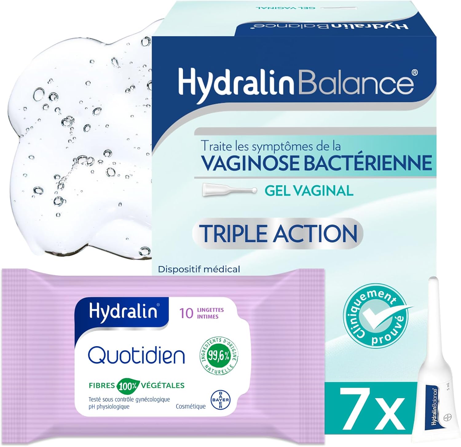 Hydralin Balance Gel Intime vaginal + Lingettes intimes femme — free download