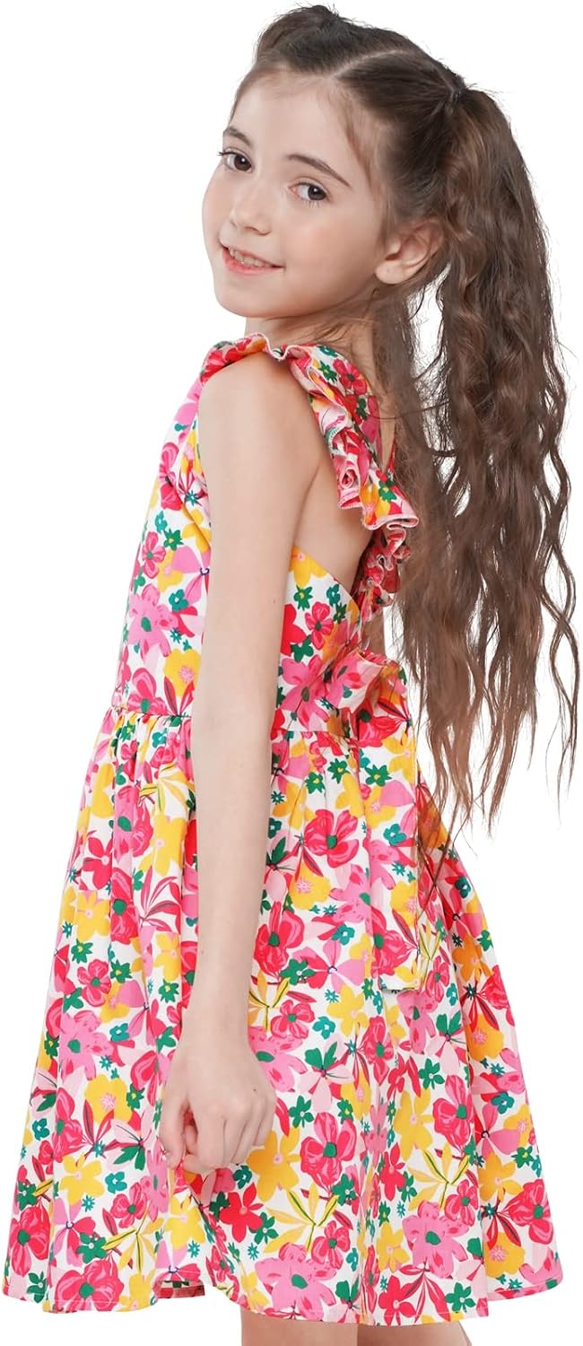 Kid Floral Cotton Girls Dresses Summer Girl Clothes image 3