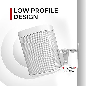 Amazon.com: Sound Bass Play 1 Wall Mount, White, Pair