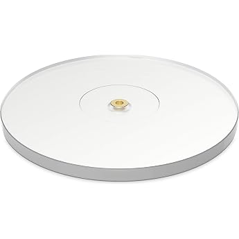 Fluance High Density Frosted Acrylic Plate for Fluance Reference Turntable Compatible with RT82/RT83/RT84/RT85 AP03