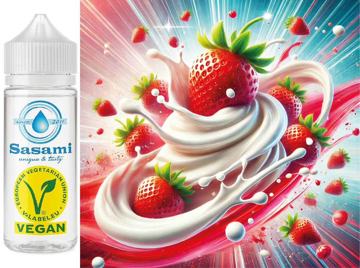 Yogur fresa aroma concentrado - Vegano - Sasami - 100ml