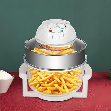Non-Fryer Transparent Window 4.2 gal 12 L / 17 L Large Capacity, Air Fryer, Suspended Memory, 108 Types of Recipes, Dishwasher, 360  Air Circulation, Multifunctional, Electric Fryer, Fryer, No Oil