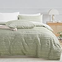 Vista 12 de NEXHOME PRO Funda de edredón tamaño Queen, juego de funda de edredón bohemio de 3 piezas, color blanco, juego de funda de edredón de microfibra