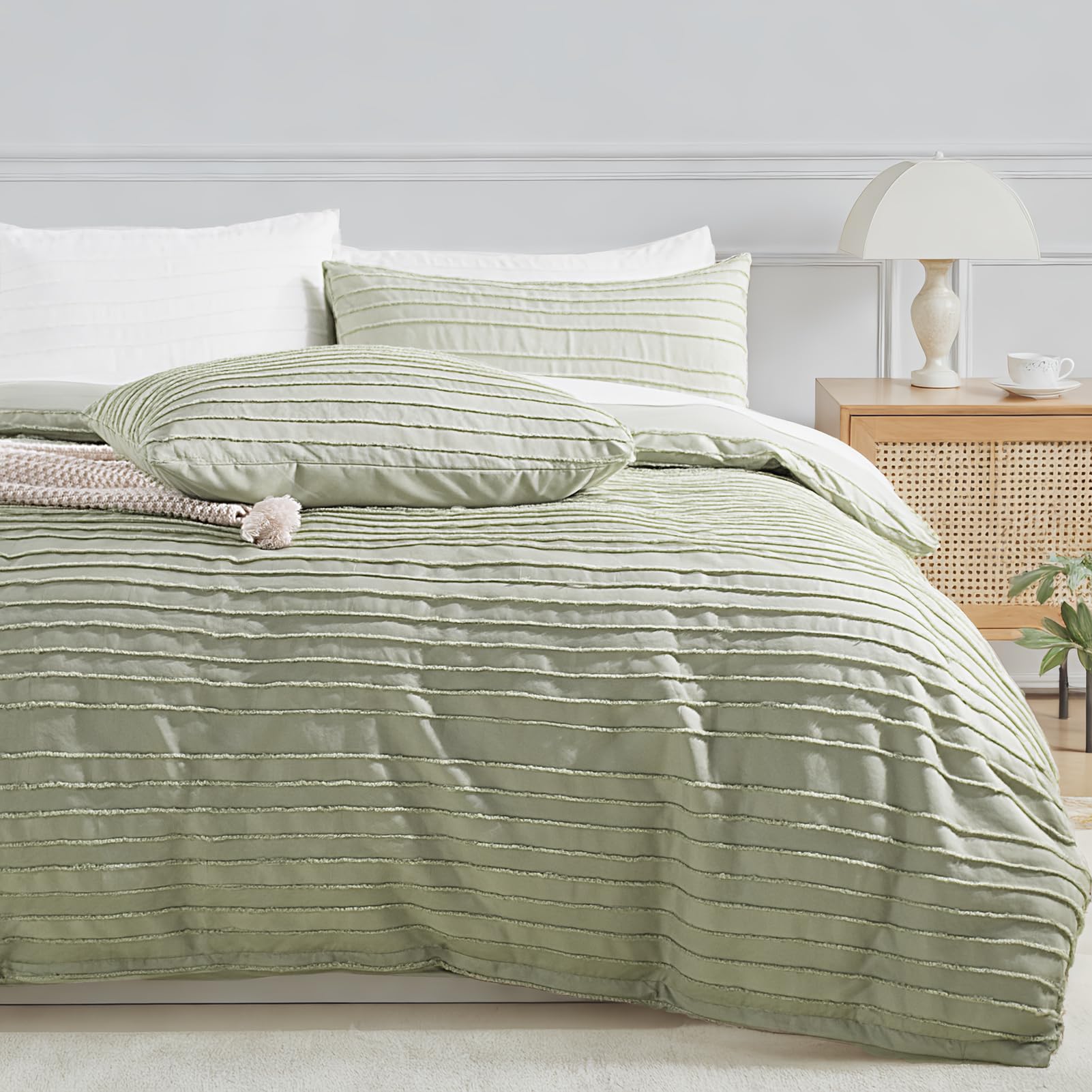 NEXHOME PRO Duvet Cover King Boho Tufted
