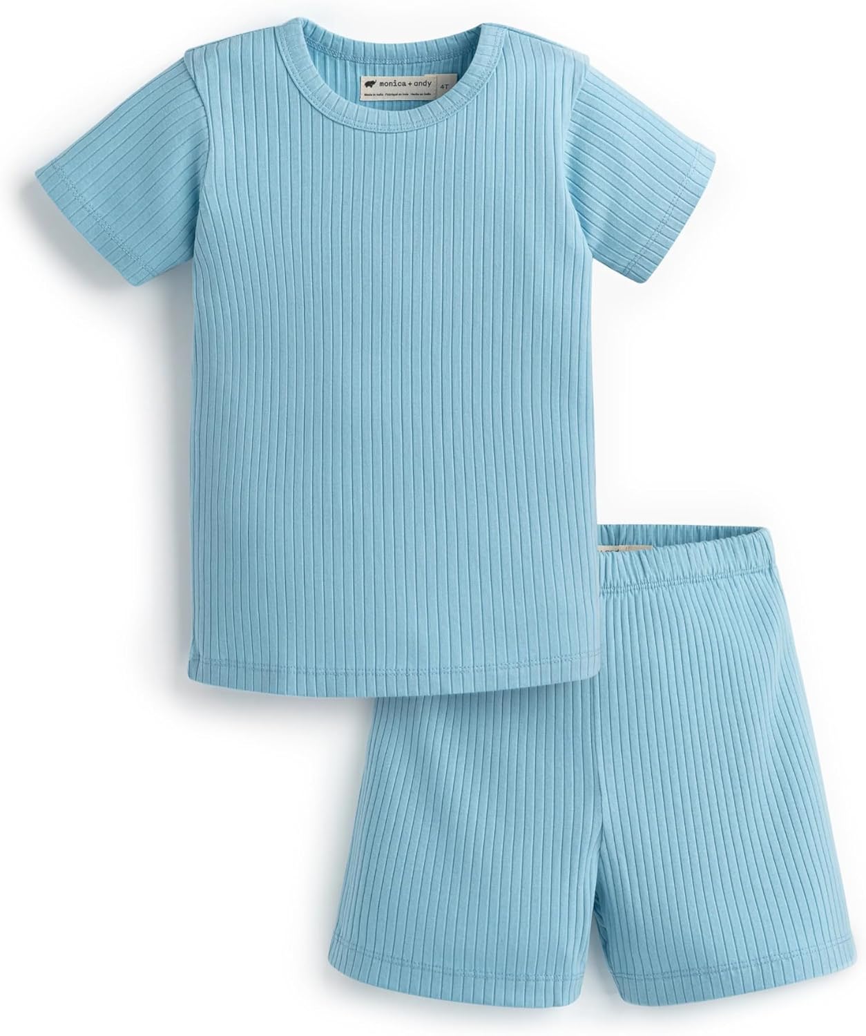 Organic Boys’ Short Sleeve T-Shirt and Shorts Set for Kids & Toddlers