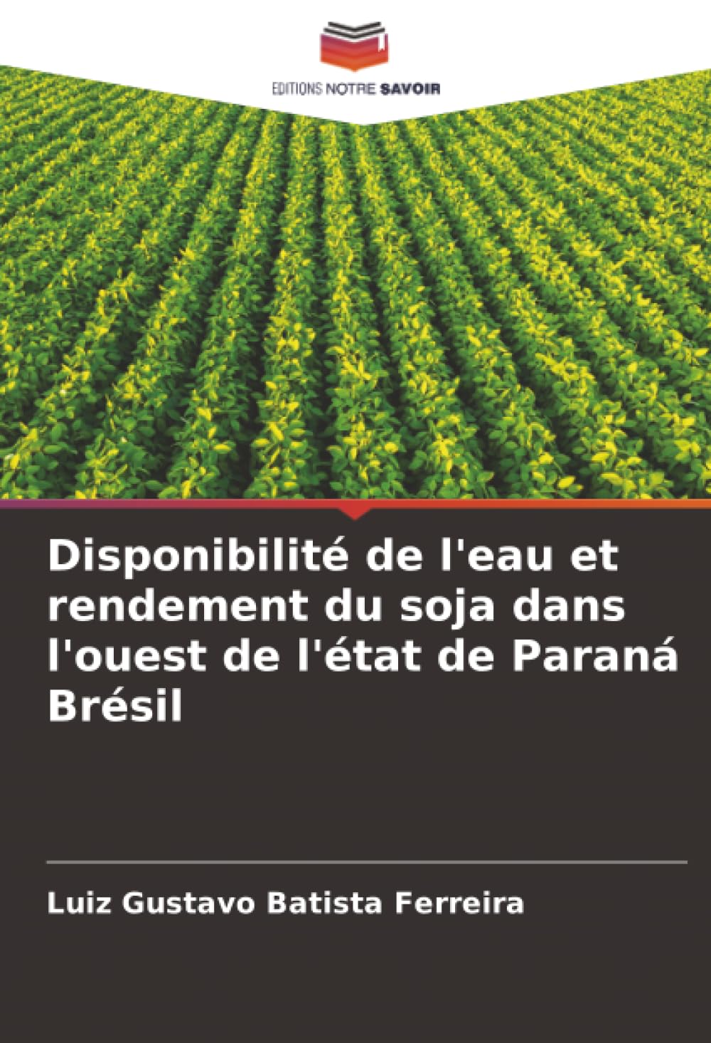 Disponibilité de l'eau et rendement du soja dans l'ouest de l'état de Paraná Brésil