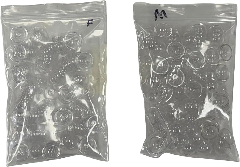Empty Clear Plastic .68 Caliber Paintball Shells