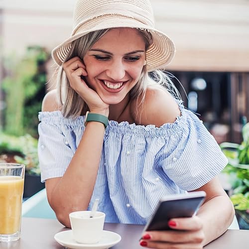 Miniatura 6 de Lerobo Compatible con correas Fitbit SenseFitbit Versa 3Versa 4 BandSense 2 Band para mujeres y hombres, paquete de 8 pulseras suaves y duraderas de