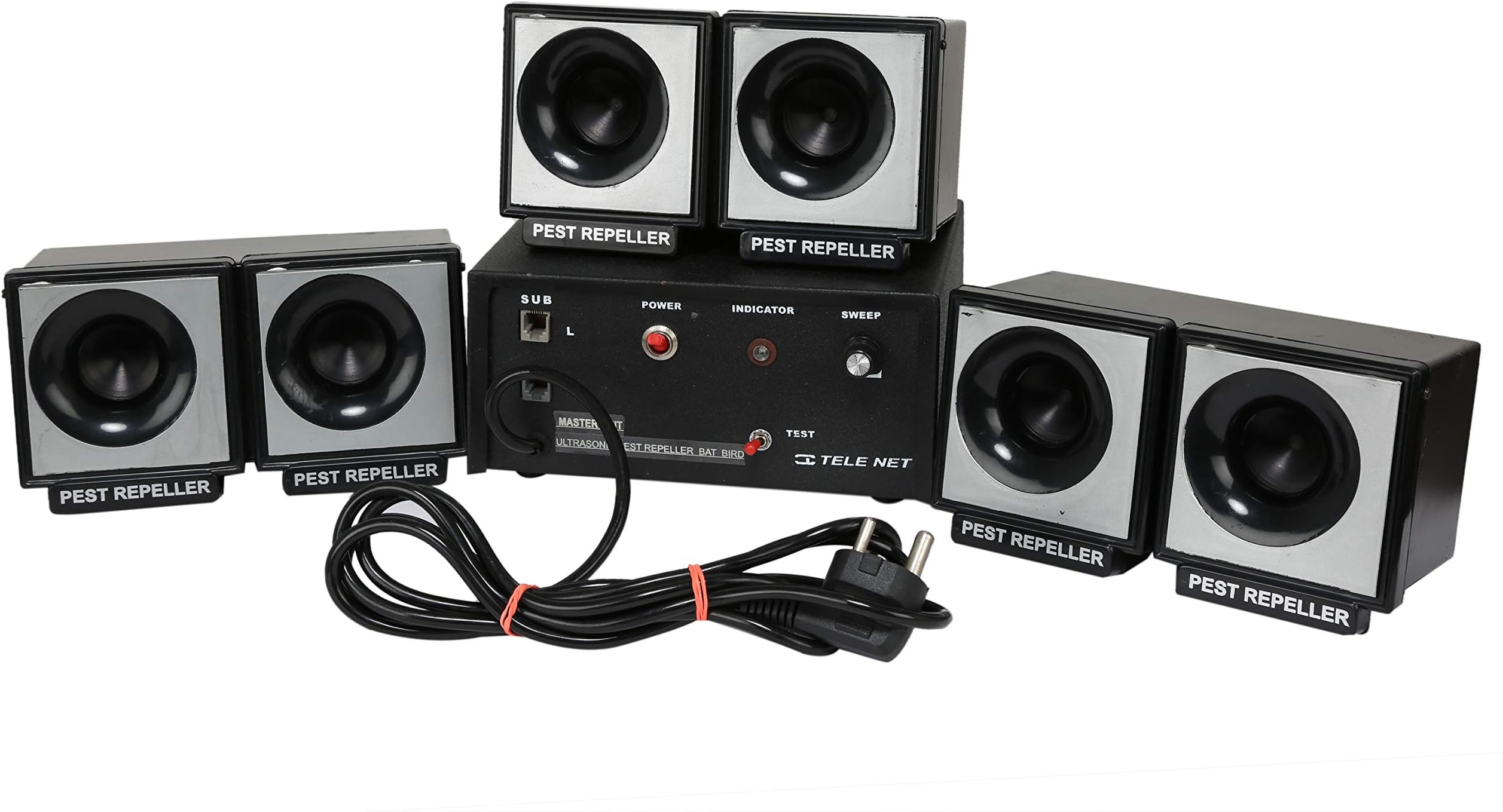 Ultrasonic Master Console Bird Repeller, 1 Master Unit with 3 Sub Unit
