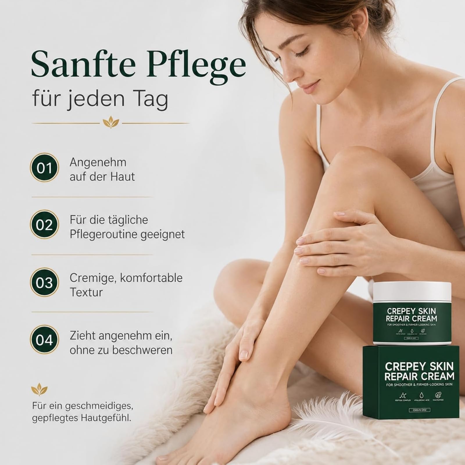 Creepy Skin Repair Cream Original für Empfindliche Haut | Hautbarriere Stärkung,Beruhigende Tages und Nachtcreme
