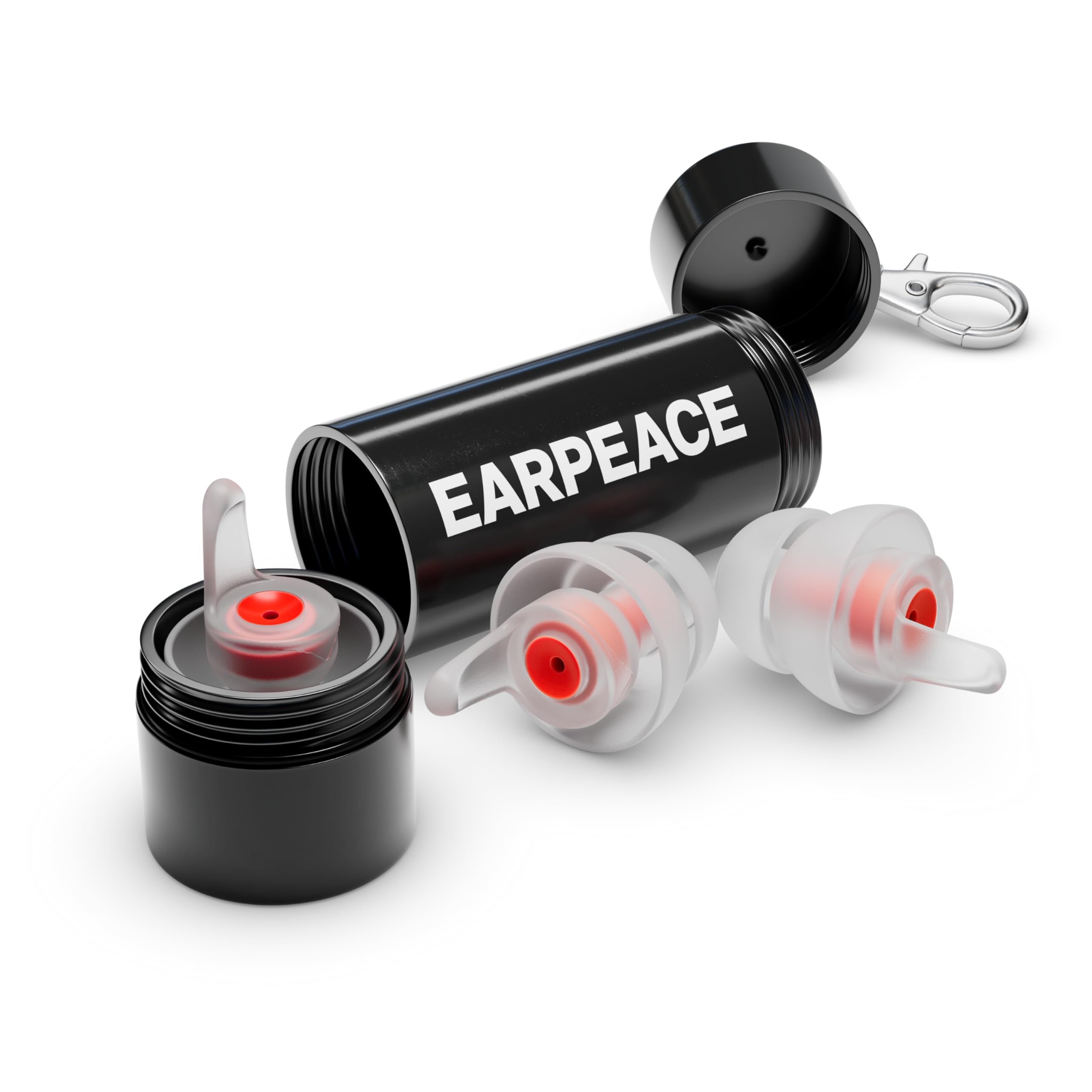 EarPeace Gehörschutz Konzert - Gehörschutzstöpsel für Festivals und Laute Veranstaltungsorte - Ohrstöpsel Musik - 3 Stufen der Geräuschminderung - Gehörschutz für Geräuschminderung um bis zu 26 dB