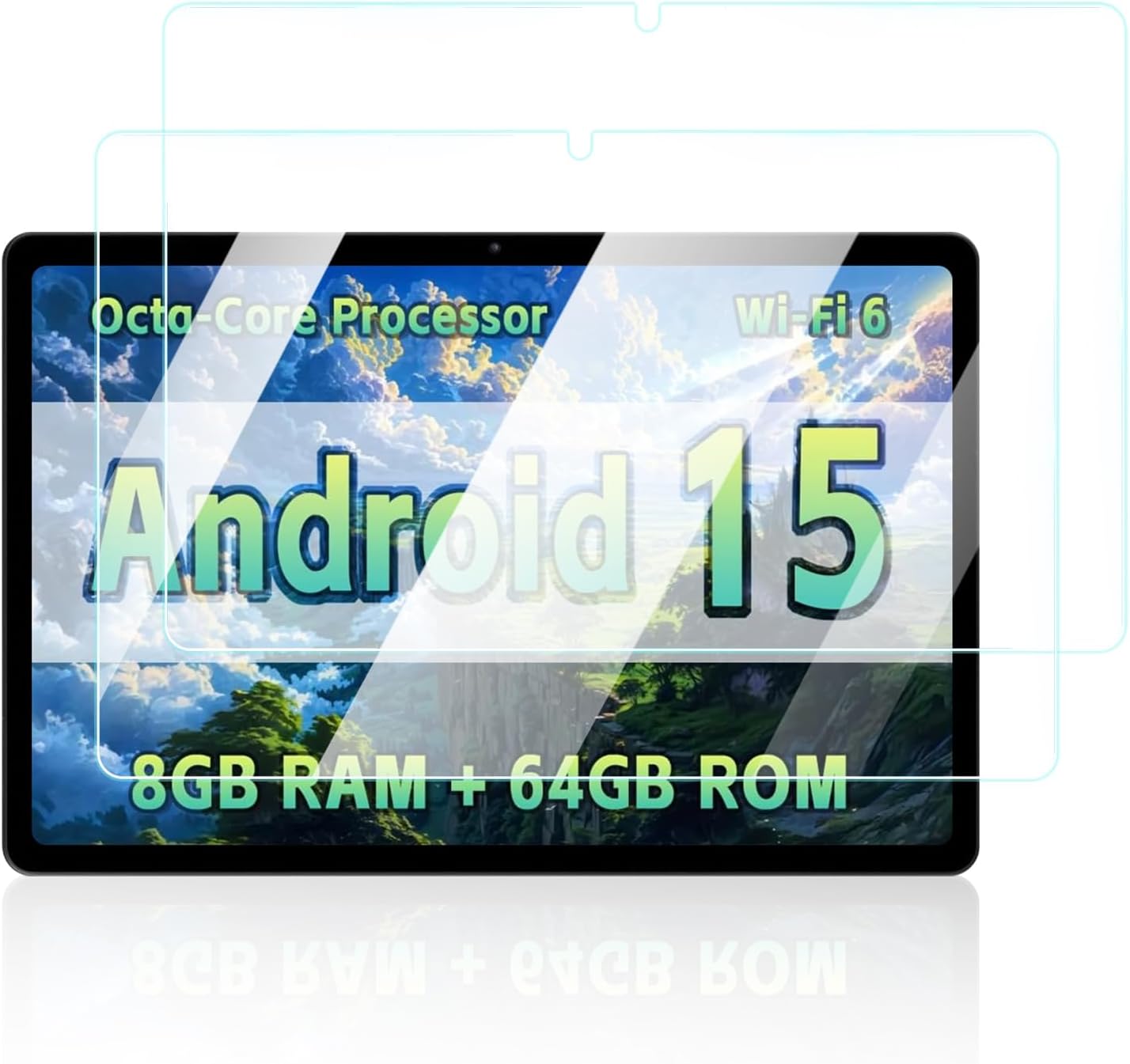 Protector de Pantalla de Vidrio Templado para Tablet 10.1 Pulgadas, 2 Unidades