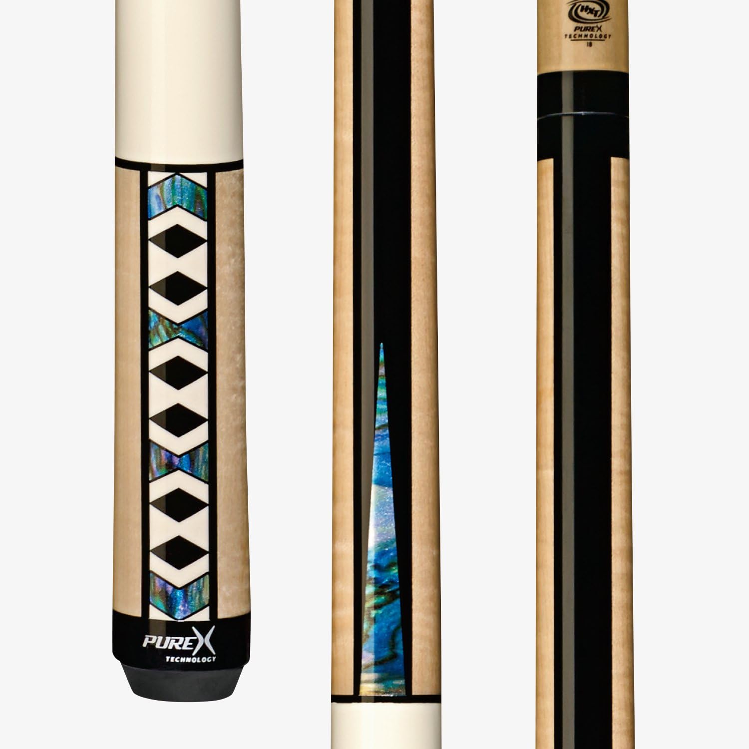 Pure X Players HXTE9 Pool Cue Stick + Kamui Tip + Soft CASE 18 19 20 21 oz