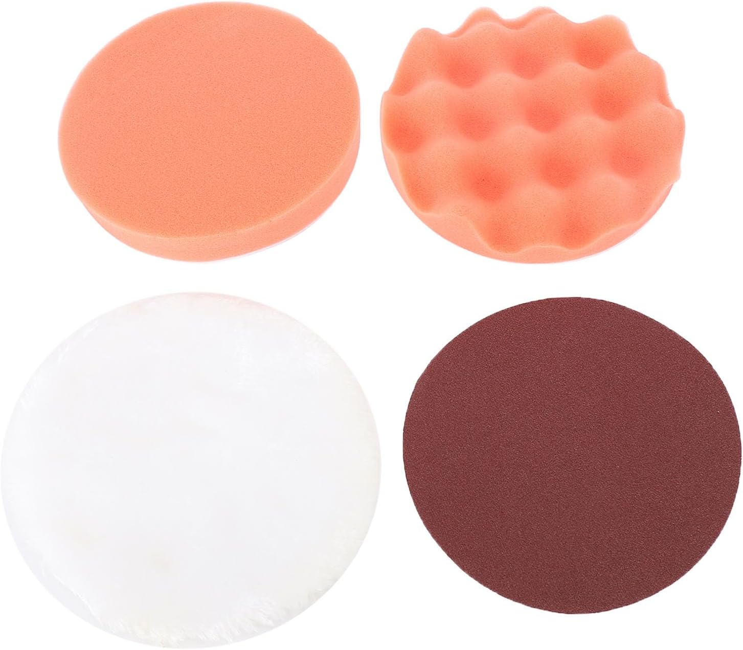 Luocute Cordless Car Buffer Polisher, 6 in Mini Buffer Polisher Kit with 6 Variable Speed Orbital for Car Boat Detailing Polishing Scratch Removing, Brushless Body Repair Grinders