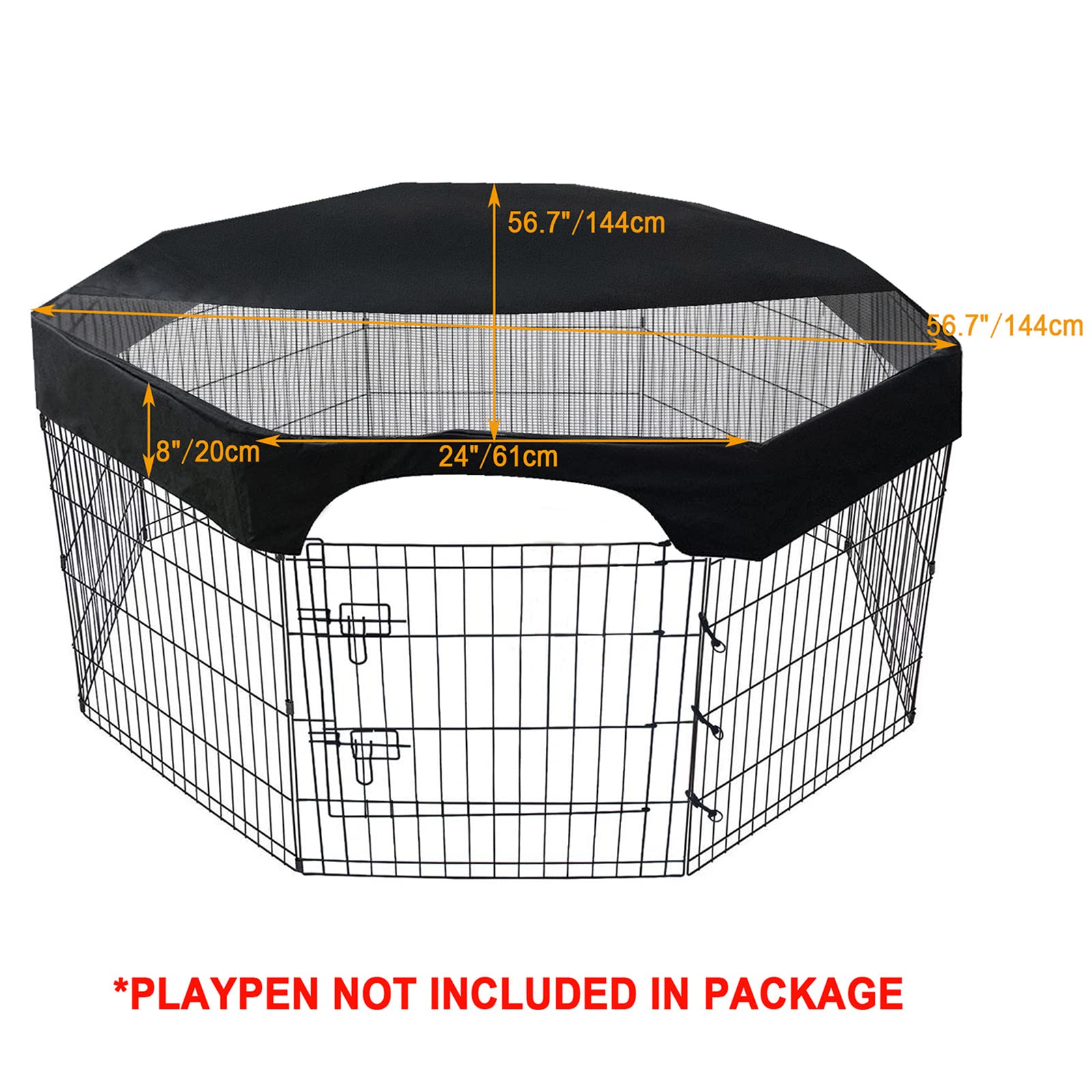 Copertura Per Gabbia Cani In Poliestere - Antivento E Resistente, 100 Cm - Foto 5