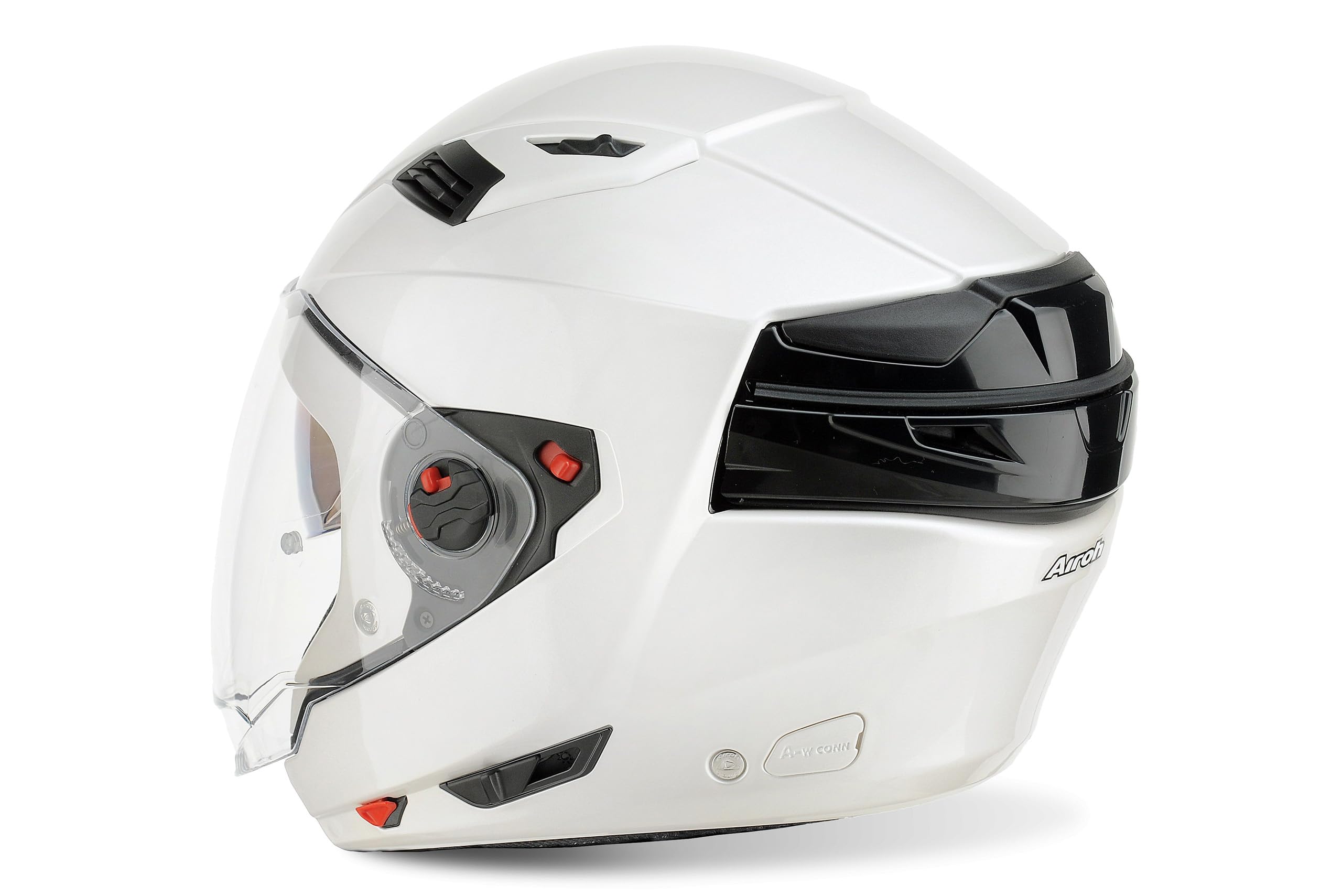 CASCO AIROH EXECUTIVE BIANCO LUCIDO M