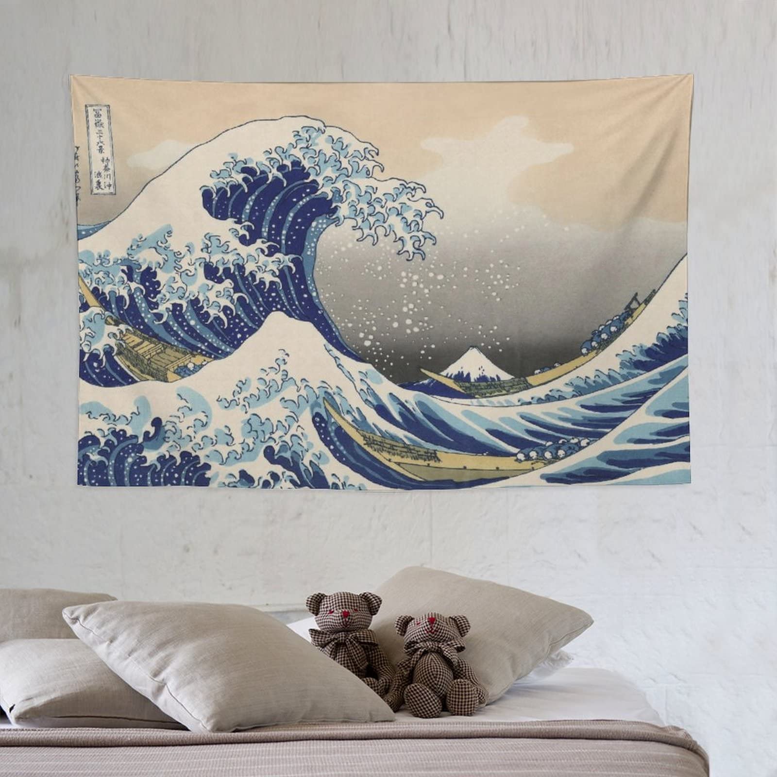 Amazon.co.jp: 葛飾北斎 富嶽三十六景（神奈川冲浪里）レプリカ