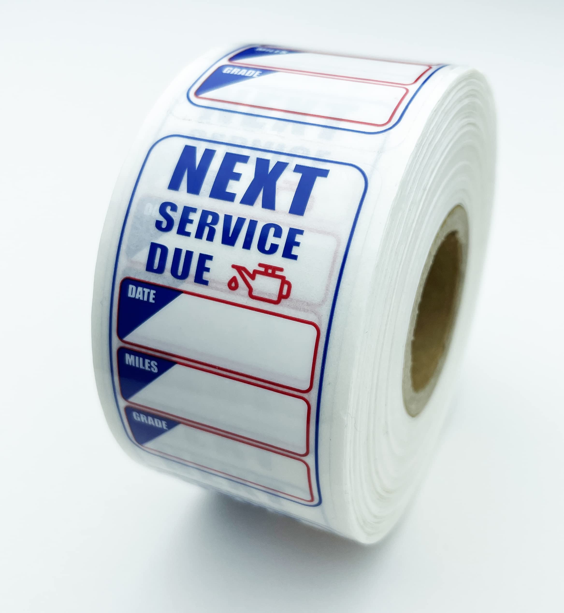 Olieverversing Service Due Herinnering Stickers, Olie Verversen Service