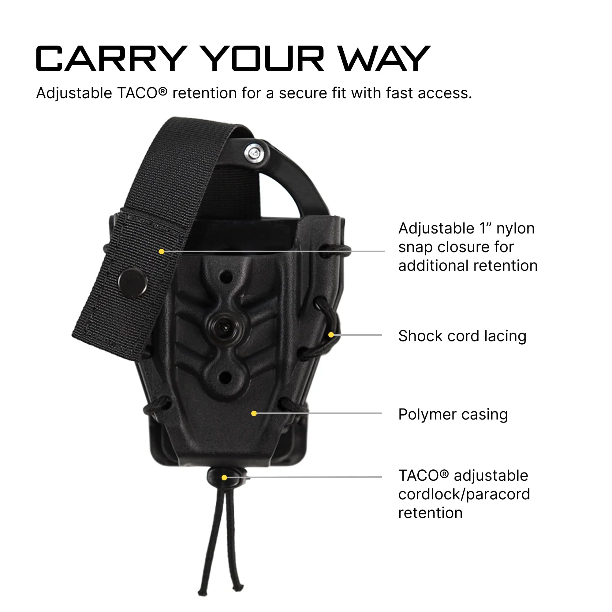 Amazon.co.jp: ハイスピードギア TACO ハンドカフケース 実物 カイ