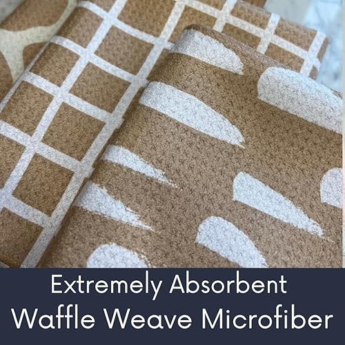 Miniatura 5 de Desert Aqua  Paquete de 3 No son tus toallas de cocina ordinarias  Paños de cocina  Microfibra de tejido de gofre  Toallas de cocina  Altamente