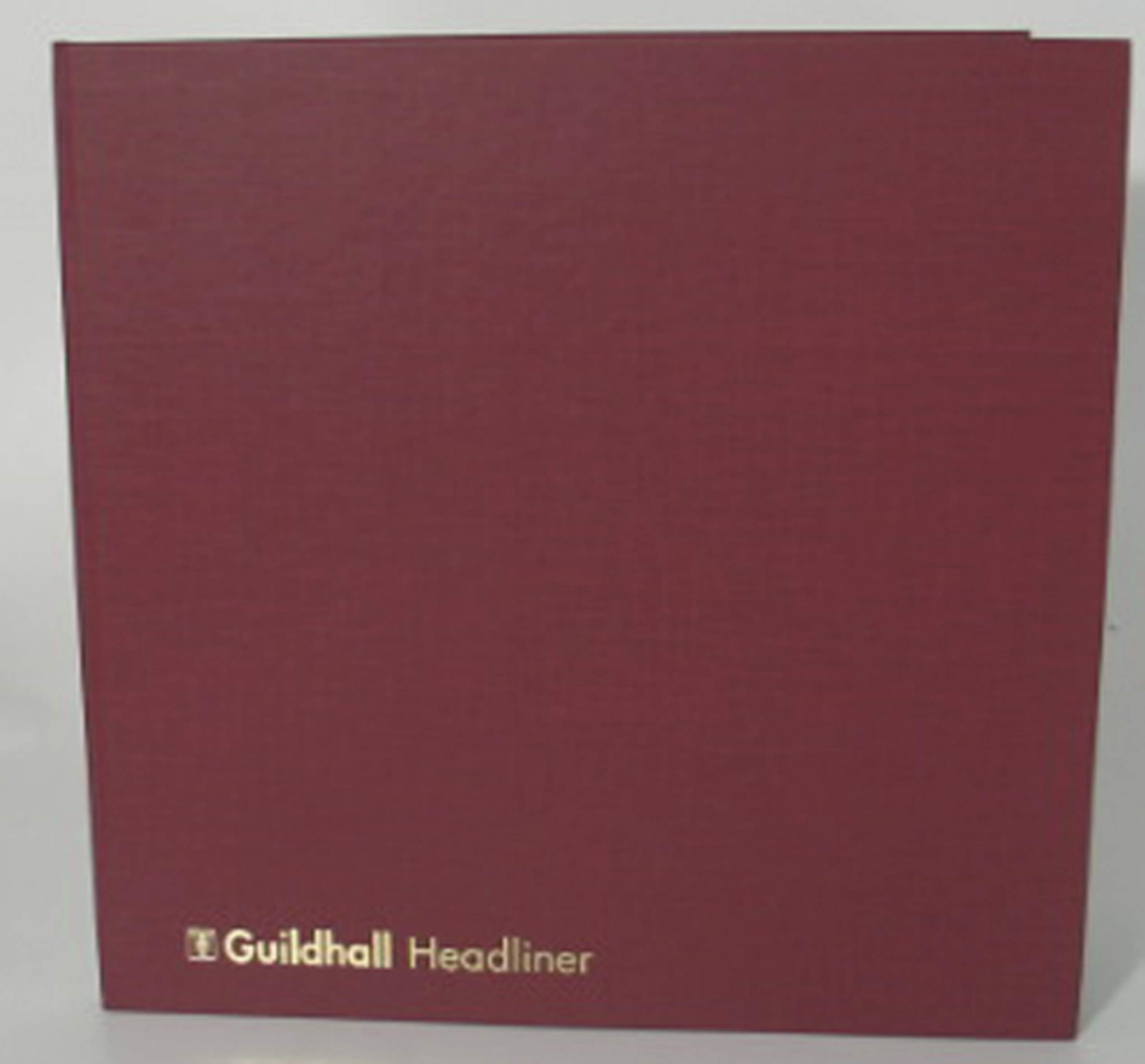 Guildhall Headliner Account Book Casebound 298x305mm 4 Debit 16 Credit