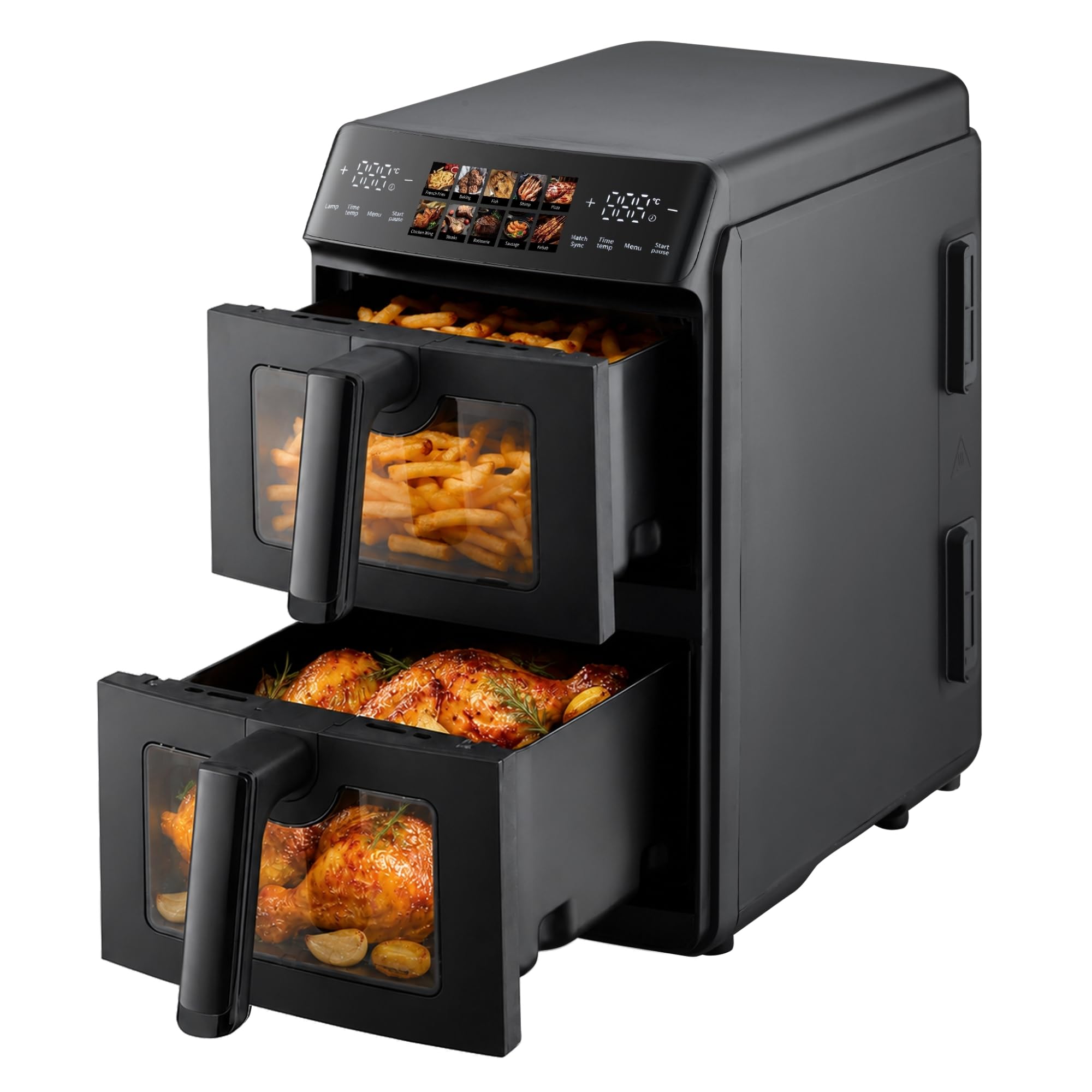 Just Perfecto Airfryer 10L Frytkownica Beztłuszczowa Podwójna Szuflada