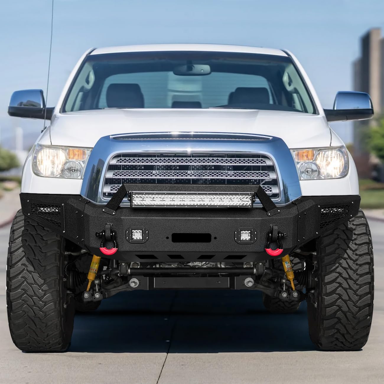Vijay Front Bumper Fits 2007-2013 Tundra with Winch Plate and Lights
