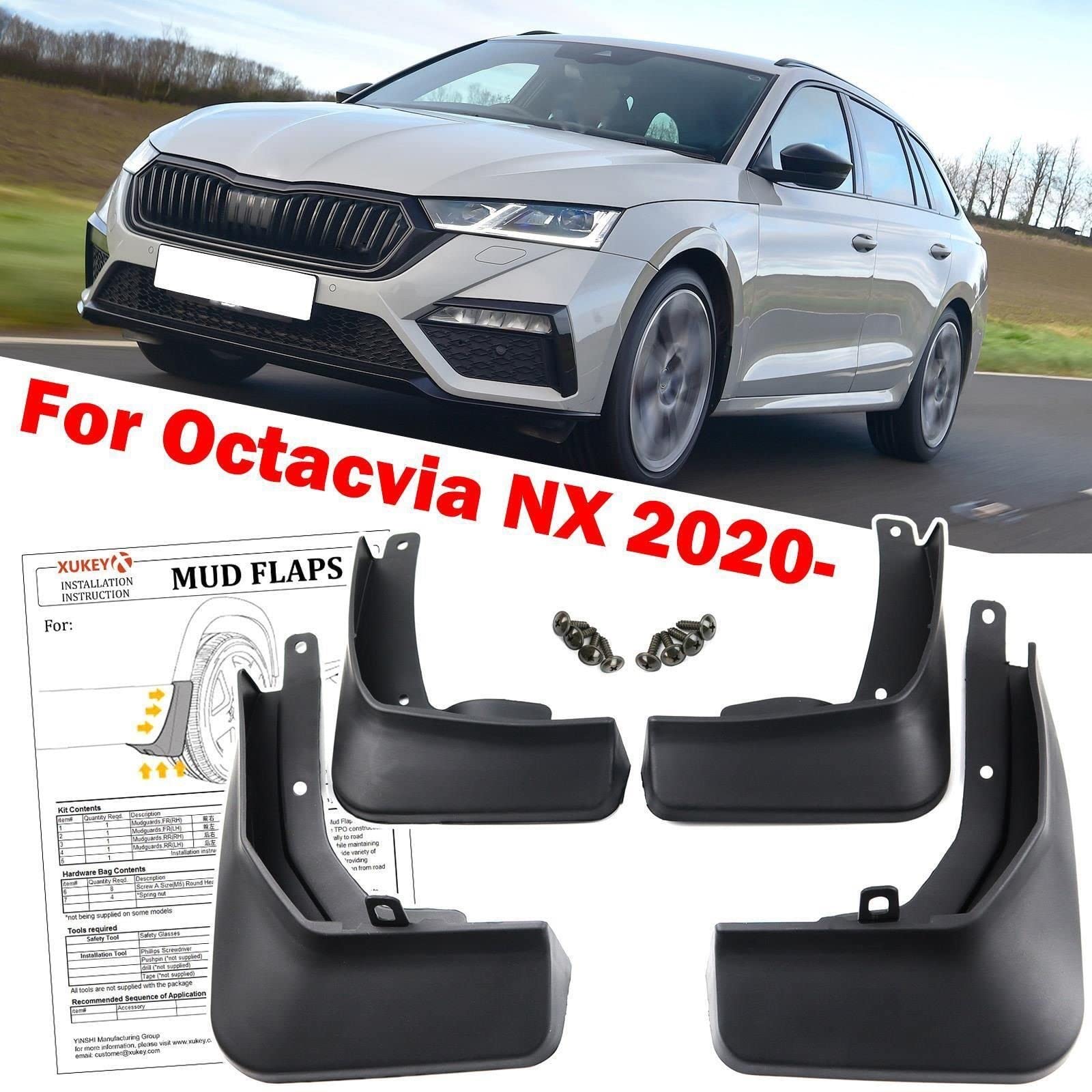 Auto Paraspruzzi Parafanghi Parafango Copertura, per Skoda