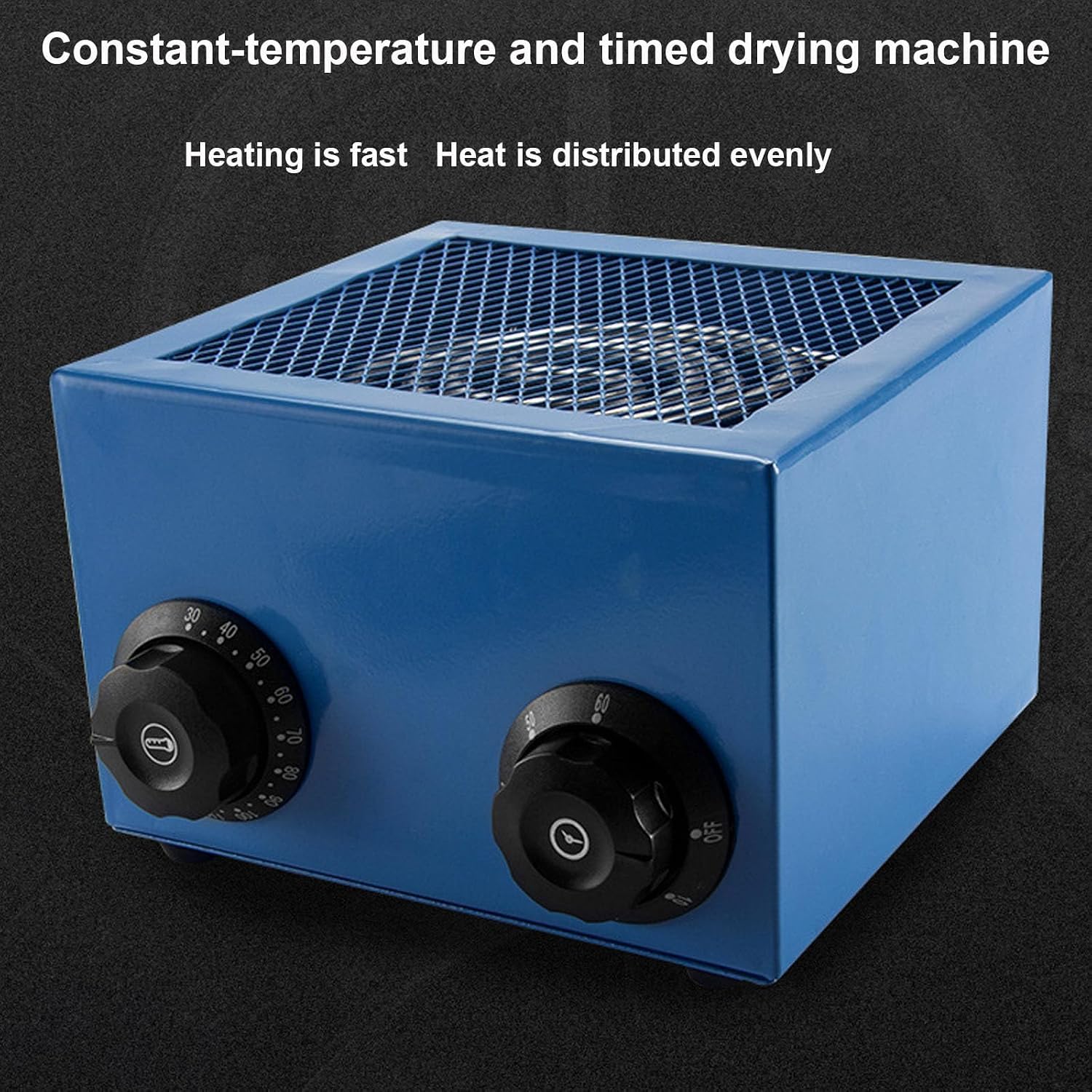 Verstellbarer Uhrenreparaturtrockner, elektrischer Uhrentrockner, mit 30–110 °C Hitze, 0–60 Minuten Timer, für Hobbyisten und Zuhause